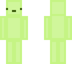 it's green