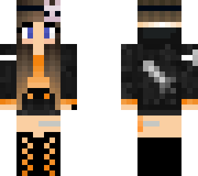 orange gamer girl