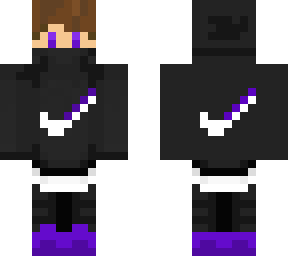 purple nike boy