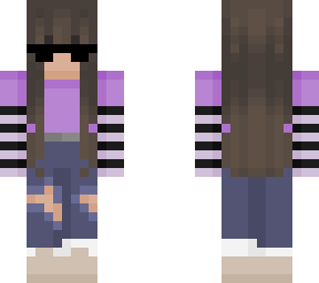 purple outfit