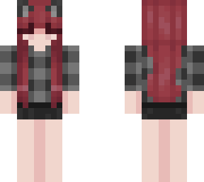 red hair cat girl edit
