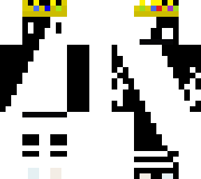 technoblade memorial black and white skin