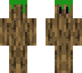 Tree with Leaf on its head | Minecraft Skin
