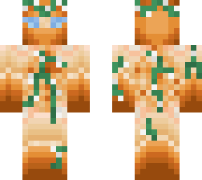 amethyst golem but orange