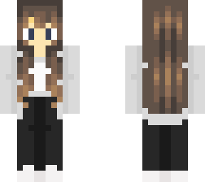 chill brown hair girl