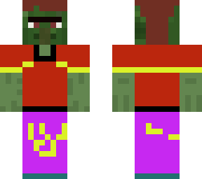 donald the zombie villager work out clothes (2019)