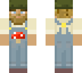 mushroom overalls