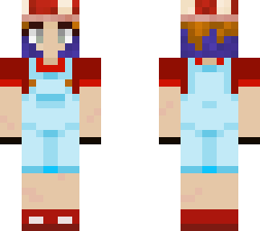 summer mushroom girl