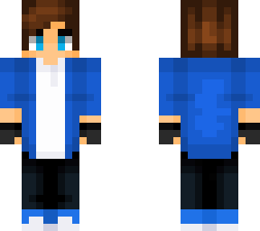 - blue jacket -