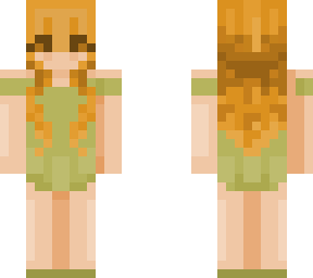 green dress