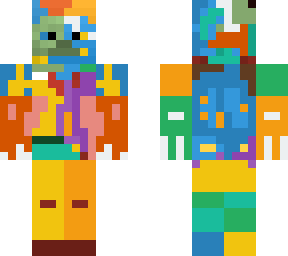 multicolored steve