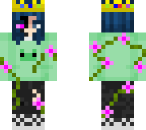my froggy flower skin (fixed)