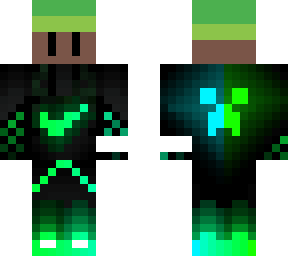 teal kay with glowing creeper