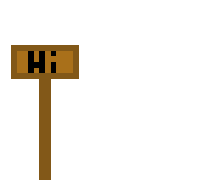 a sign