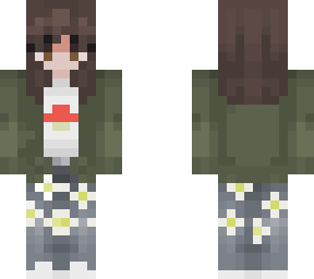 mushroom shirt flower pants person
