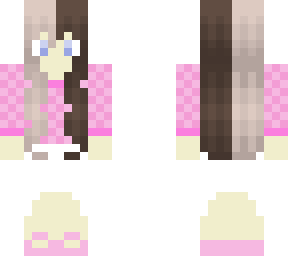 pink checkered sweater