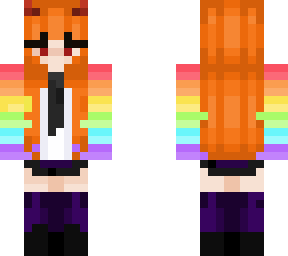 rainbow suit.. but ginger
