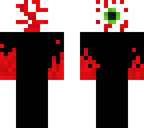 the guy who has bloody hands and a eye for a head
