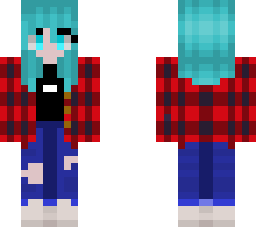 blue hair girli