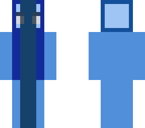 blue man