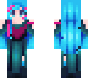 blue pink elf