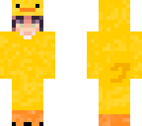 girl in duck costume