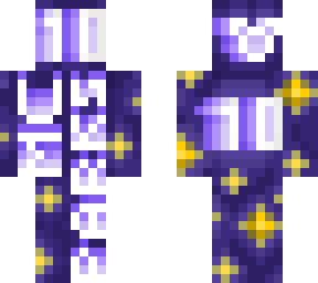 mc parks 10th anniversary purple logo skin
