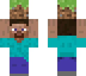 steve holding dirt