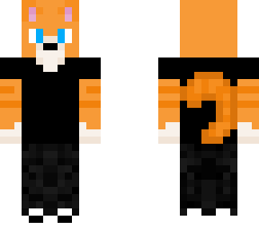 tabby cat (with blue eyes)