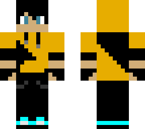 timeglitch (black and yellow hoodie)