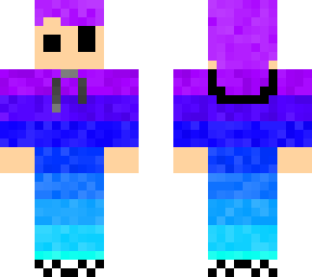 tom monocrhome blue and purple