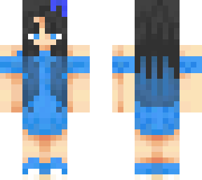blue girl