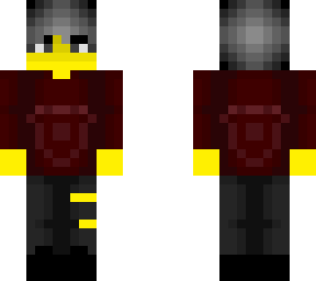 male - new red shirt - ripped jeans