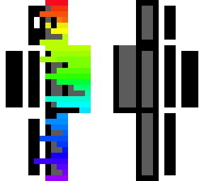 rainbow glitch