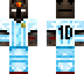 skin de farfadox con camiseta de mess