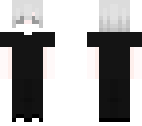 white hair emo