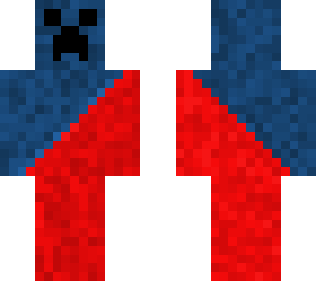 blue an red creeper
