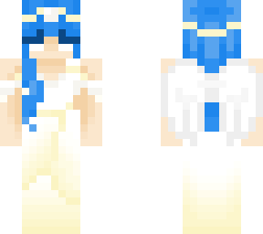 blue haried angil