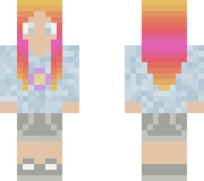 cute girl with flower sweater