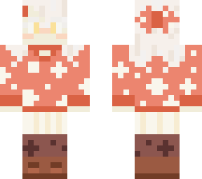 mushroom grandmama (w/bow and clip)