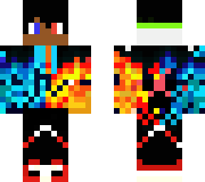 red and blue