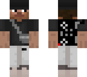 skin facha con consola de dj en la espalda