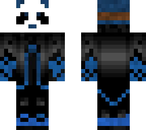 blue panda mask
