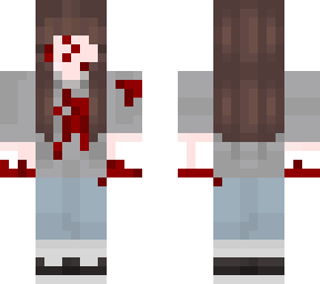 casual long haired crimescene