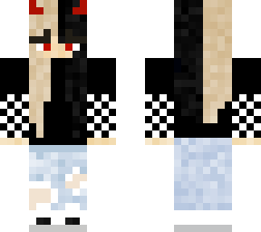 emo cool devil girl