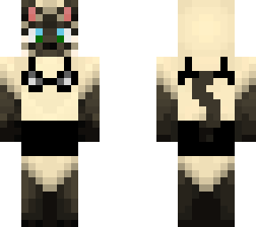 goth bikini cat