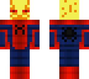 green enderman spiderman