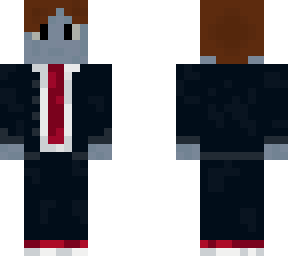 grey suit no scar