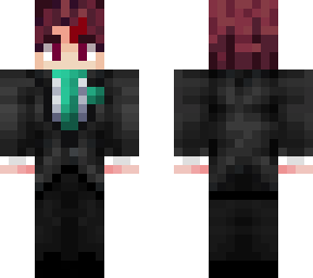tanjiro in a suit