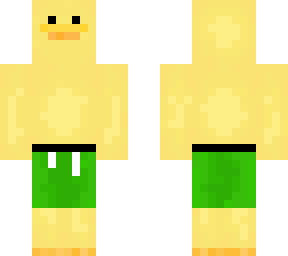 duck in swimsuit